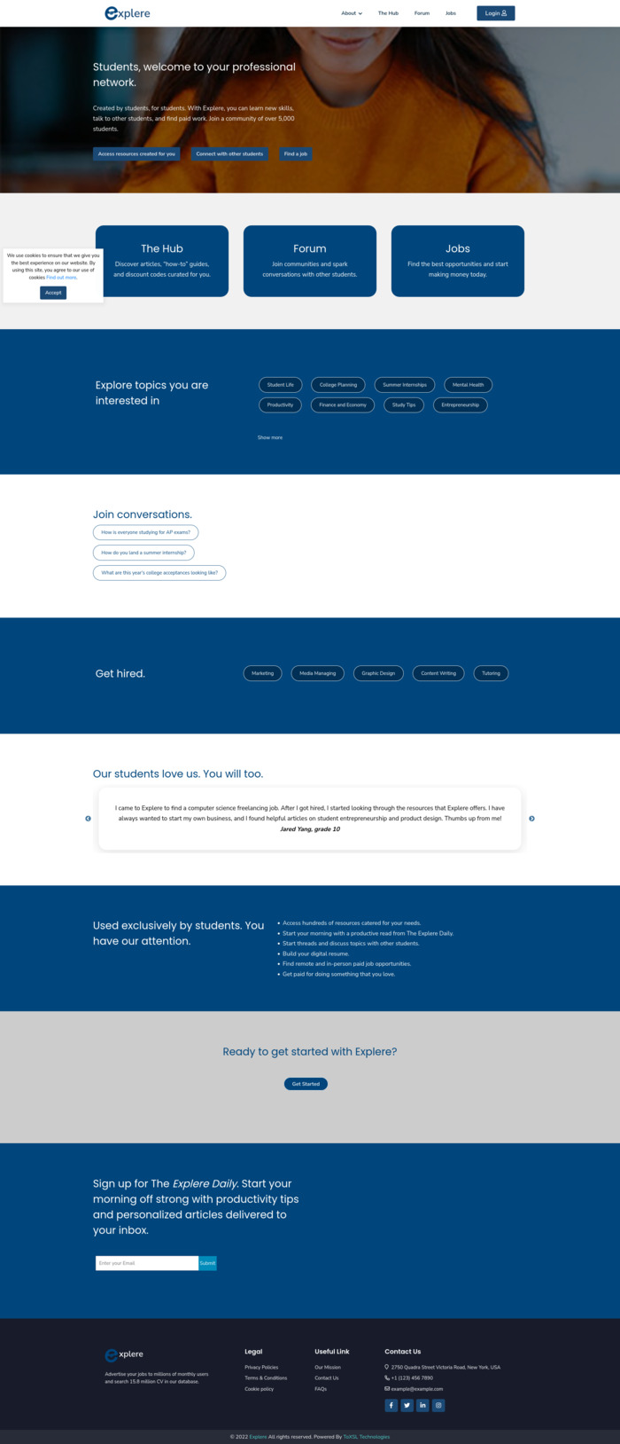 Explere platform 
